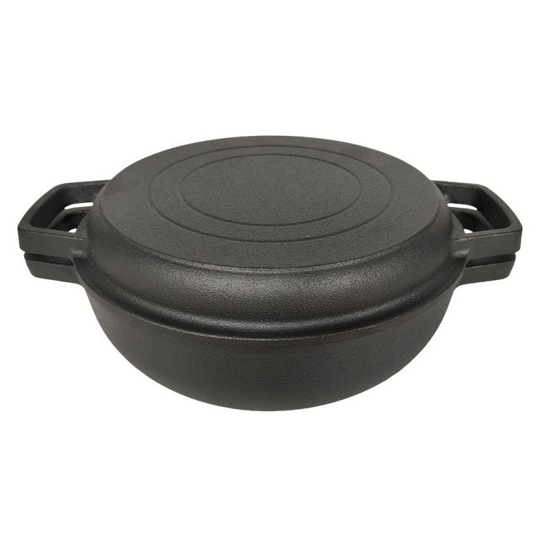 Cast Iron Shallow Dutch Oven SR-KC02S