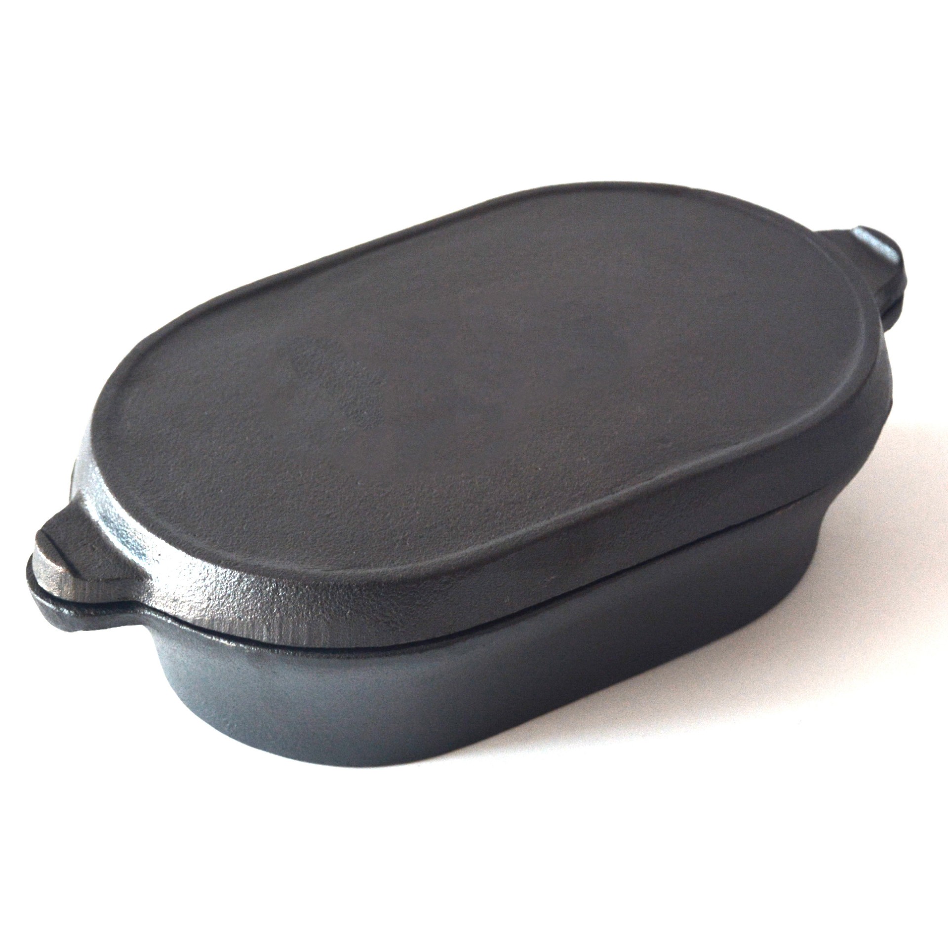 Cast Iron Double Dutch Oven SR-KC14