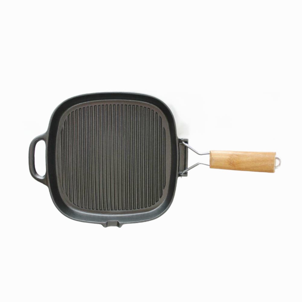 Cast Iron Foldable Handle Grill Pan SR-625